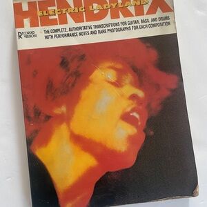 Electric Ladyland Jimmy Hendricks Songbook for Bass Guitar Drums VTG Music